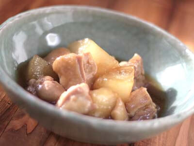 冬瓜と鶏肉の煮物