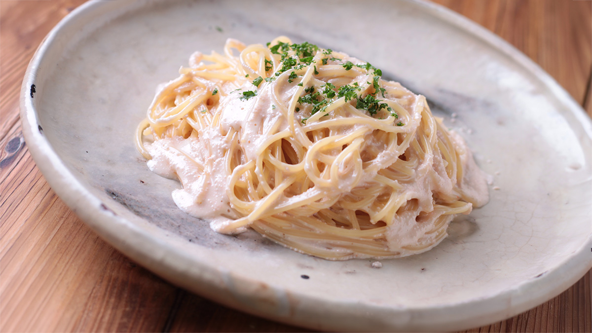 明太子クリームパスタ