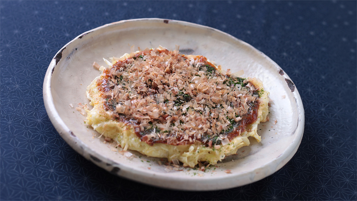 関西風お好み焼き